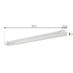 Arcchio Gang|Væg- Og Spejllamper > LED-væglampe Jora, 90 cm, hvid, drejelig, IP44