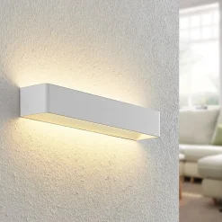 Arcchio Væglamper|Væglamper > LED-væglampe Karam, 53 cm, hvid, metal, op/ned