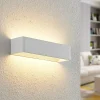 Væglamper|Væglamper ^ Arcchio LED-væglampe Karam, 37 cm, hvid, metal, op/ned