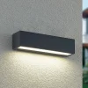 Arcchio Terrassebelysning > LED-væglampe Lengo, 25 cm, 1 lyskilde, antracit, CCT