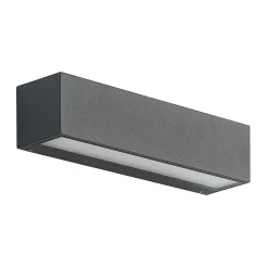 Arcchio Terrassebelysning > LED-væglampe Lengo, 25 cm, 1 lyskilde, antracit, CCT