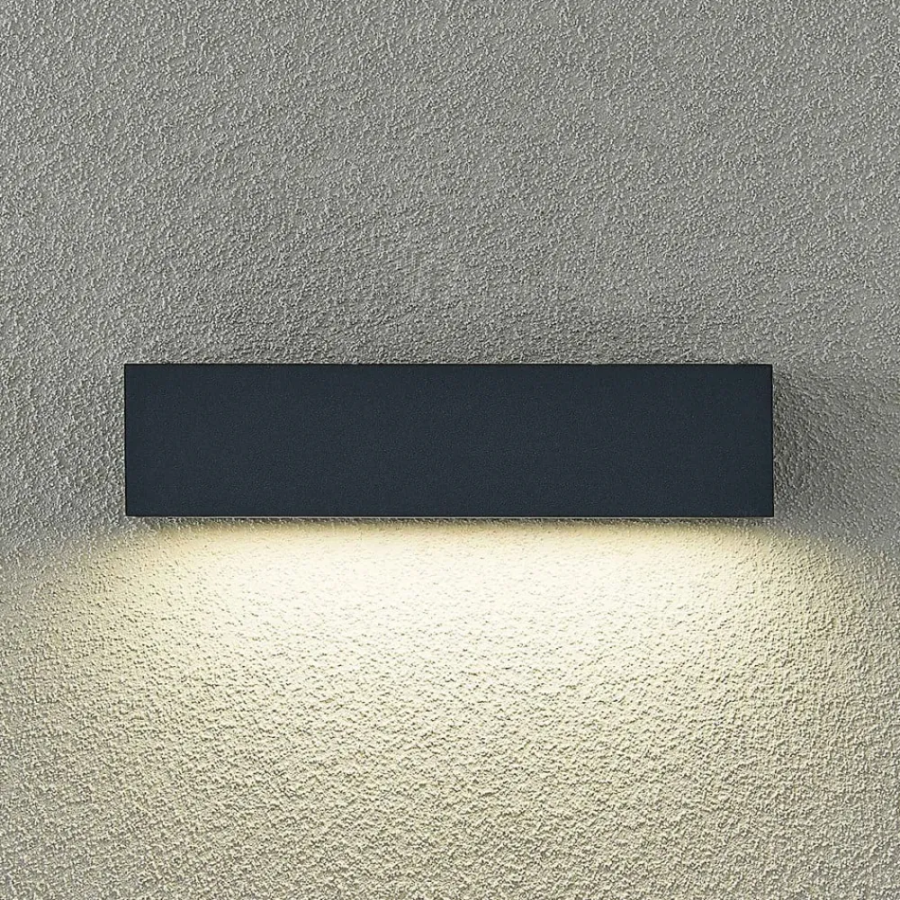 Arcchio Terrassebelysning > LED-væglampe Lengo, 25 cm, 1 lyskilde, antracit, CCT