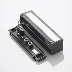 Arcchio Terrassebelysning > LED-væglampe Lengo, 25 cm, 1 lyskilde, antracit, CCT
