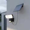 Arcchio Solcelle Lampe Med Sensor|Solcellelamper > Lissano LED-vægspot med solcelle og sensor