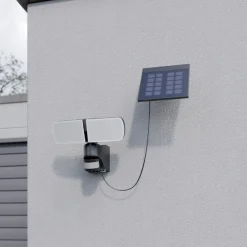 Arcchio Solcelle Lampe Med Sensor|Solcellelamper > Lissano LED-vægspot med solcelle og sensor