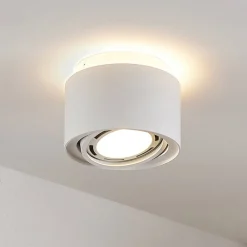 Spotlights ^ Arcchio loftlampe Walisa, Ø 15 cm, rund, hvid, sæt med 3 stk