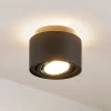 Arcchio Loftlamper|Loftlamper > loftlampe Walisa, Ø 15 cm, sort, metal, GU10