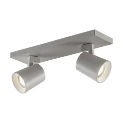 Arcchio Gang|Loftlamper > loftspot Iavo, 30 cm, hvid, 2 lyskilder, metal