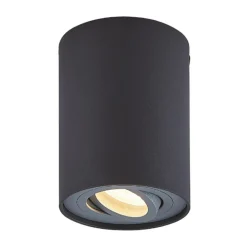 Arcchio Loftlamper|Loftlamper > loftspot Jolina, rund, antracit, sæt med 2, aluminium