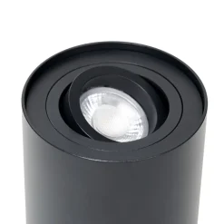 Arcchio Loftlamper|Loftlamper > loftspot Jolina, rund, antracit, sæt med 2, aluminium