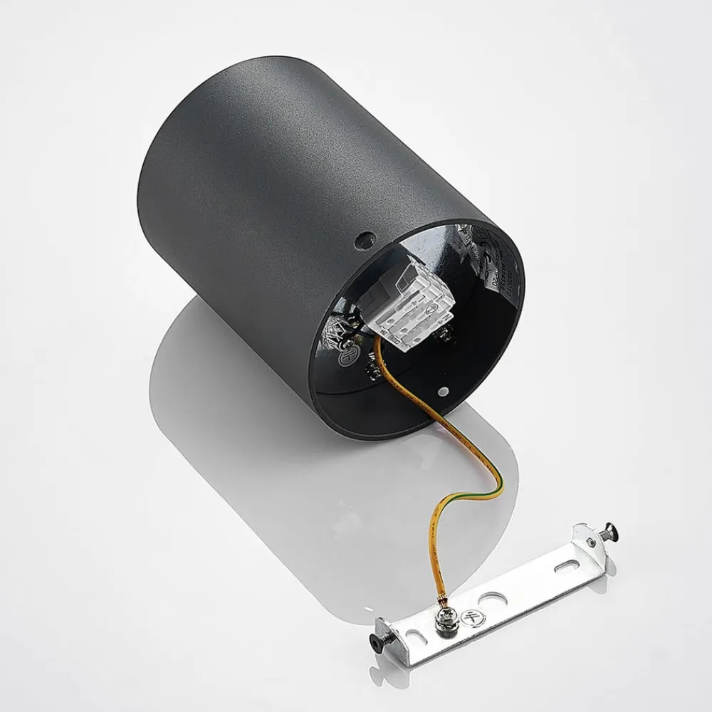 Arcchio Loftlamper|Loftlamper > loftspot Jolina, rund, antracit, sæt med 2, aluminium