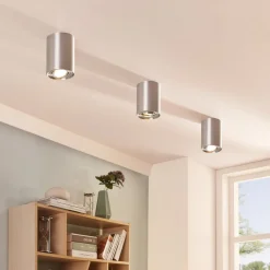 Arcchio Arbejdsrum/Kontor|Gang > loftspot Jolina, rund, sæt med 2, aluminium