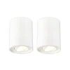 Arcchio Spotlights > loftspot Jolina, rund, hvid, sæt med 2, aluminium