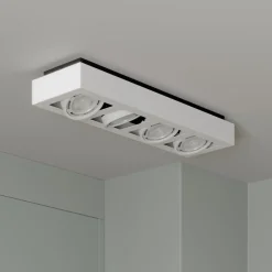 Loftlamper|Loftlamper ^ Arcchio loftspot Ronka, 65 cm, 4 lyskilder, hvid, GU10