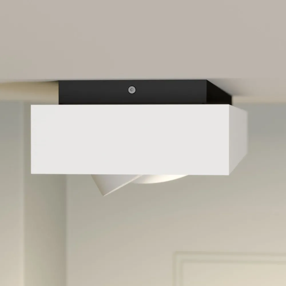 Loftlamper|Loftlamper ^ Arcchio loftspot Ronka, 65 cm, 4 lyskilder, hvid, GU10