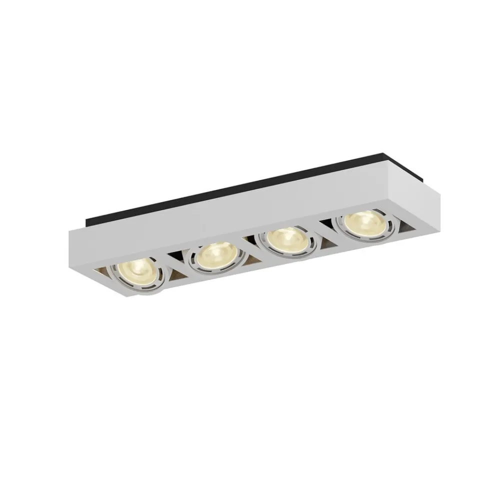 Loftlamper|Loftlamper ^ Arcchio loftspot Ronka, 65 cm, 4 lyskilder, hvid, GU10