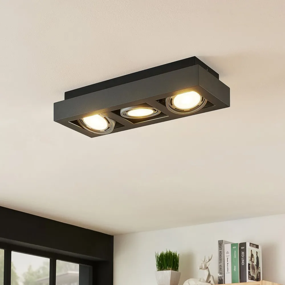 Arcchio Gang|Loftlamper > loftspot Ronka, 50 cm, 3 lyskilder, grå, GU10