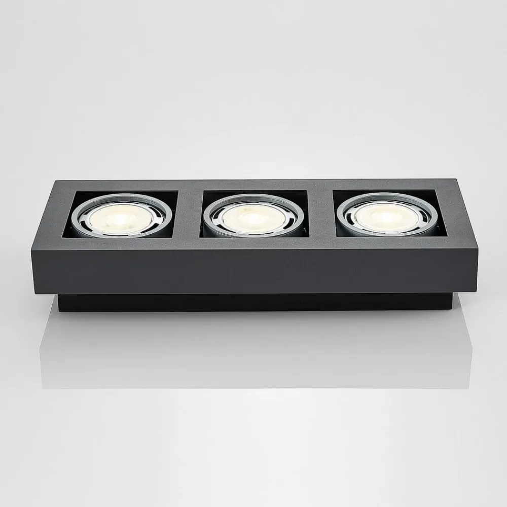 Arcchio Gang|Loftlamper > loftspot Ronka, 50 cm, 3 lyskilder, grå, GU10