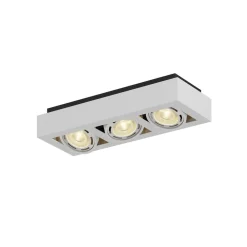 Arcchio Gang|Loftlamper > loftspot Ronka, 50 cm, 3 lyskilder, hvid, GU10