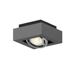 Arcchio Loftlamper > loftspot Ronka, grå, 19 cm x 19 cm, GU10