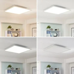 Arbejdsrum/Kontor|Gang ^ Arcchio Lysander LED-panel, CCT, 62 cm, hvid