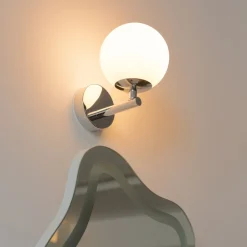 Væg- Og Spejllamper|Væglamper ^ Arcchio Maviris LED-væglampe til bad, kugle, glas