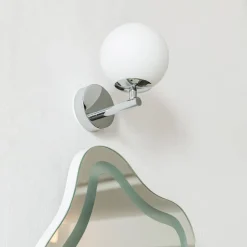 Væg- Og Spejllamper|Væglamper ^ Arcchio Maviris LED-væglampe til bad, kugle, glas