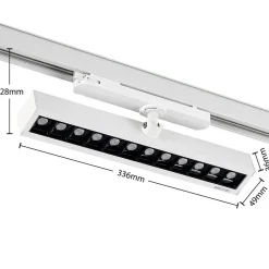 Arcchio Arbejdsrum/Kontor|Skinnesystem > Millay LED skinnespot hvid 3000K