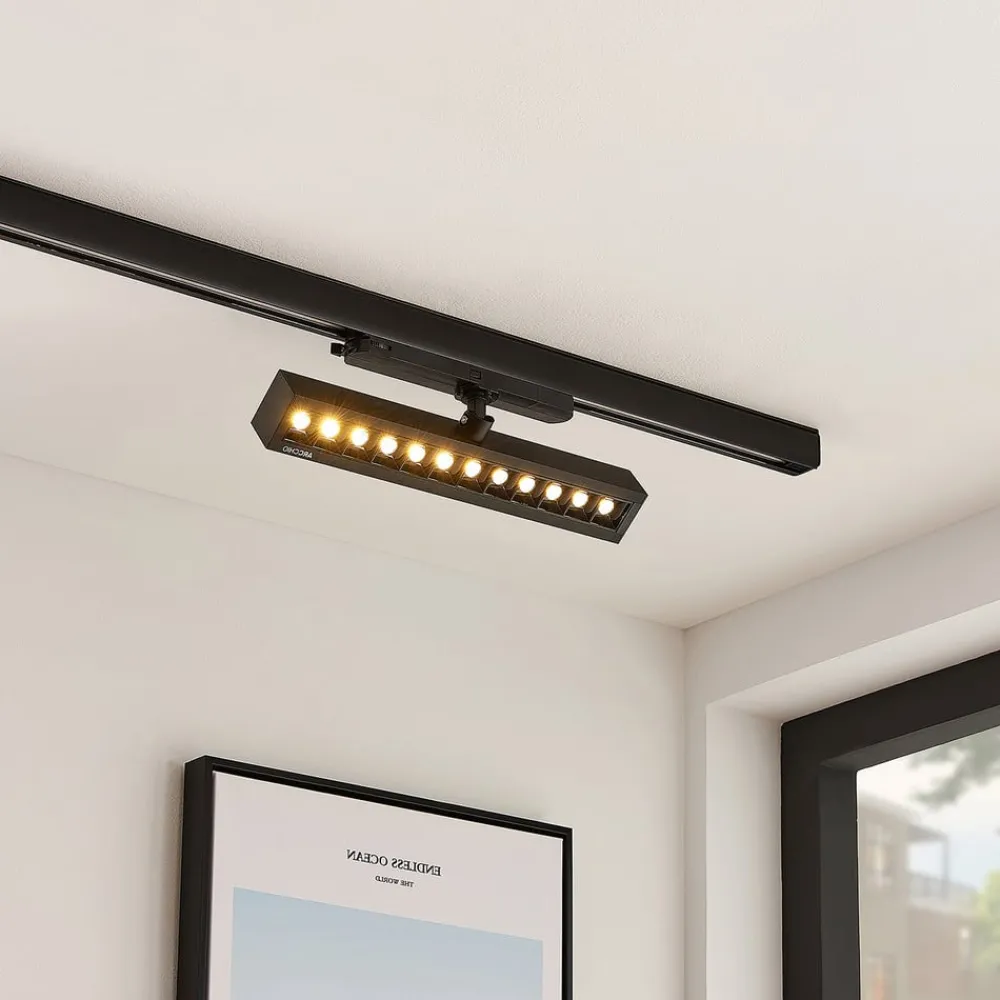 Skinnesystem ^ Arcchio Millay LED track spotlight sort 3000K