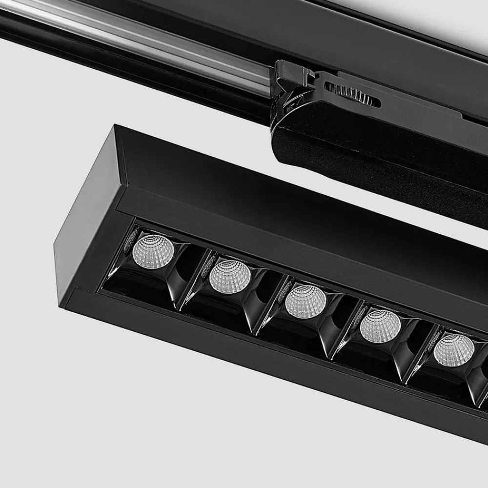 Skinnesystem ^ Arcchio Millay LED track spotlight sort 3000K
