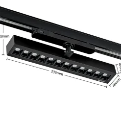 Arcchio Skinnesystem > Millay LED track spotlight sort 4000K