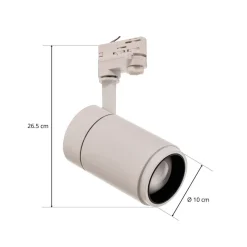 Arcchio Arbejdsrum/Kontor|Skinnesystem > Nanna LED skinnespot hvid 3000K 27W