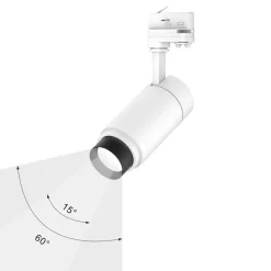 Skinnesystem ^ Arcchio Nanna LED skinnespot hvid 4000K 27W