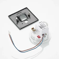 Væglamper|Indbygningsspots ^ Arcchio Neru LED-lampe sensor kantet sort
