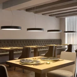 Arcchio Pendellamper > Noabelle LED-hængelampe, sort, 80 cm