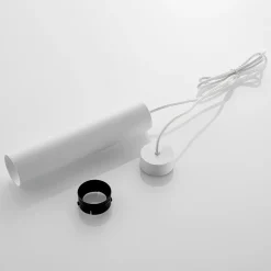 Pendellamper ^ Arcchio pendellampe Ejona, højde 27 cm, hvid, aluminium