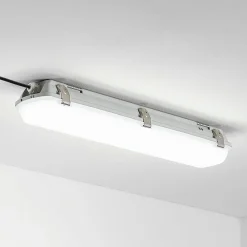 Loftlamper ^ Arcchio Rao LED-vådrumslampe, længde 61,8 cm, sæt med 2 stk