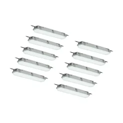 Arcchio Loftlamper > Rao LED-vådrumslampe, længde 61,8 cm, sæt med 10 stk