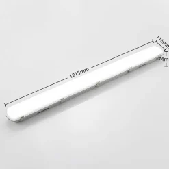 Loftlamper ^ Arcchio Rao LED-vådrumslampe, længde 121,5 cm, sæt med 5 stk