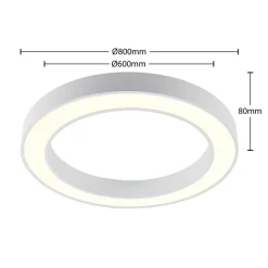Loftlamper ^ Arcchio Sharelyn LED-loftlampe, 80 cm