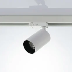 Arbejdsrum/Kontor|Gang ^ Arcchio skinnespot Brinja, hvid, Ø 6 cm, 3-faset, GU10