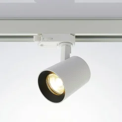 Arcchio Arbejdsrum/Kontor|Loftlamper > skinnespot Iavo, hvid, 13 cm, 3-faset, GU10
