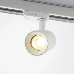 Arcchio Arbejdsrum/Kontor|Loftlamper > skinnespot Iavo, hvid, 13 cm, 3-faset, GU10