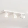 Loftlamper|Loftlamper ^ Arcchio spotlight Brinja, hvid, kantet, Ø 7 cm, 3 lyskilder, GU10
