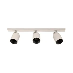 Loftlamper|Loftlamper ^ Arcchio spotlight Brinja, hvid, kantet, Ø 7 cm, 3 lyskilder, GU10
