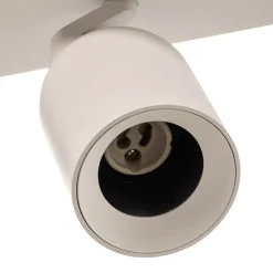 Loftlamper|Loftlamper ^ Arcchio spotlight Brinja, hvid, kantet, Ø 7 cm, 3 lyskilder, GU10