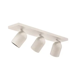 Loftlamper|Loftlamper ^ Arcchio spotlight Brinja, hvid, kantet, Ø 7 cm, 3 lyskilder, GU10