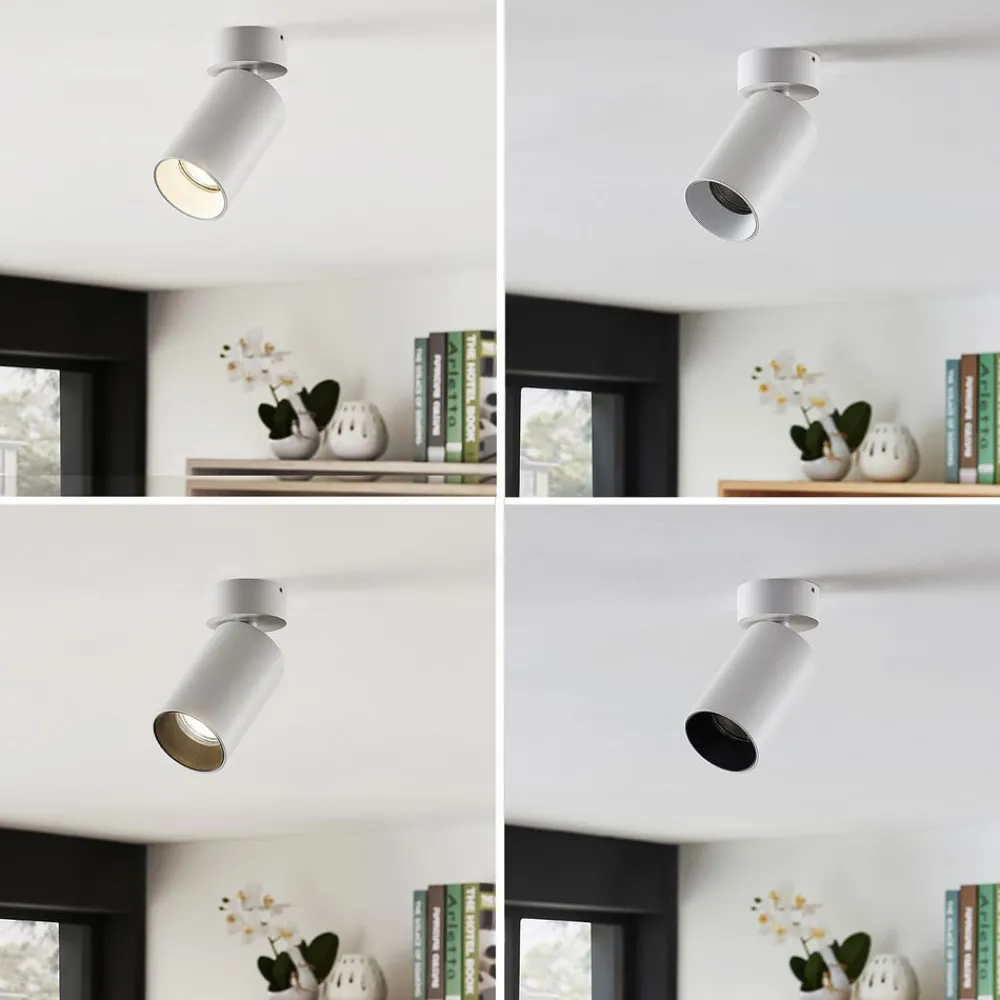 Arcchio Gang|Loftlamper > spotlight Brinja, hvid, rund, 13 cm høj, Ø 6 cm