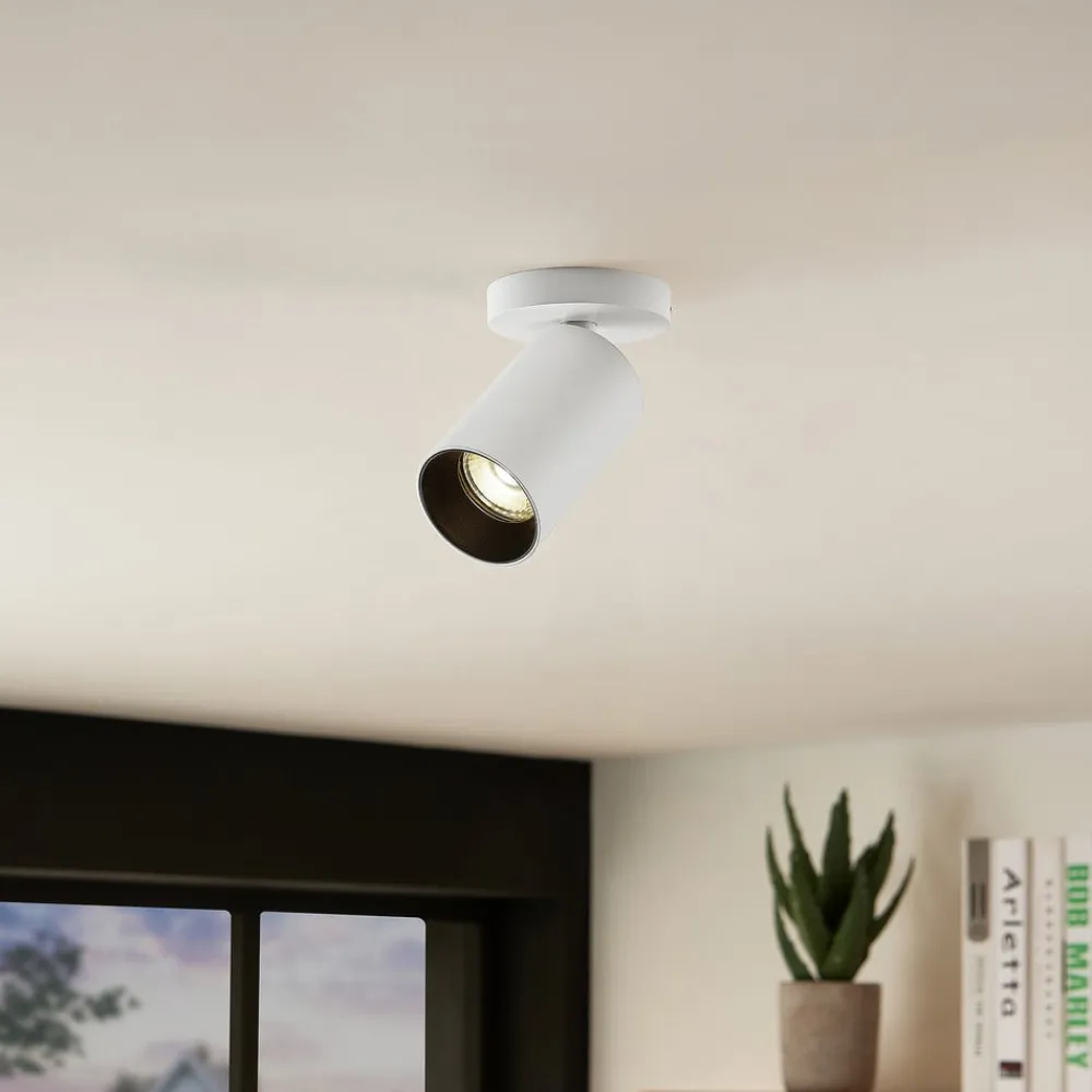 Arcchio Gang|Loftlamper > spotlight Brinja, hvid, rund, 12 cm høj, Ø 6 cm