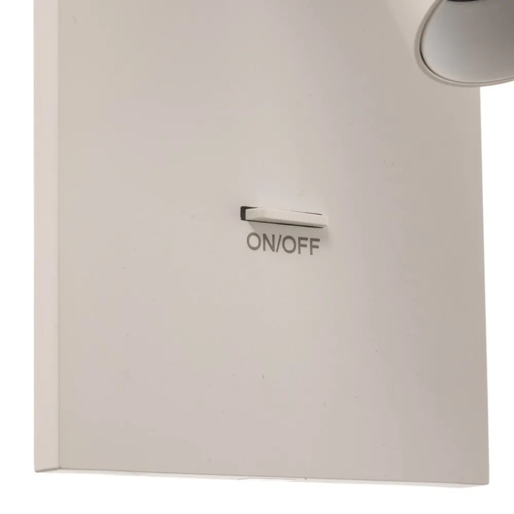 Arcchio Spotlights > spotlight Brinja, hvid, metal, USB-C, afbryder, GU10